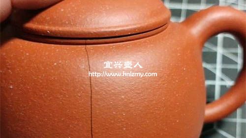朱泥壺使用中開裂