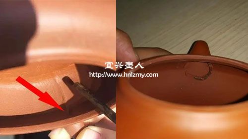 紫砂壺內壁手工痕跡對比