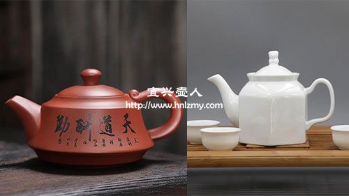 紫砂壺和陶瓷壺的對(duì)比