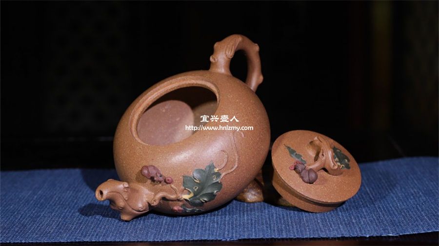 紫砂壺花器圖片