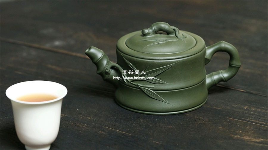 綠色的紫砂壺是不是添加的色素