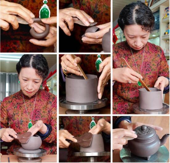 楊建英紫砂壺制作過程