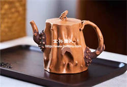 紫砂壺大師吳震紫砂壺樹樁壺