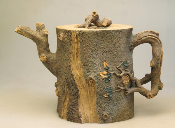 張正中紫砂壺《樹段》