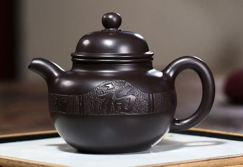 黑朱泥紫砂壺泡什么茶2