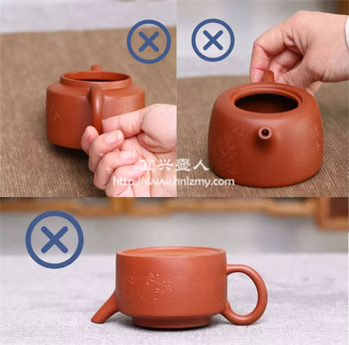 幾種錯誤的紫砂壺三點一線判斷方法