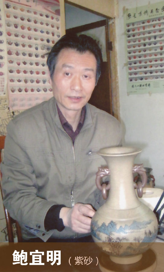 紫砂壺大師鮑宜明個人照片