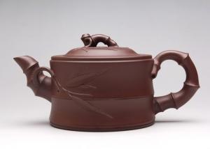 紫砂竹段壺